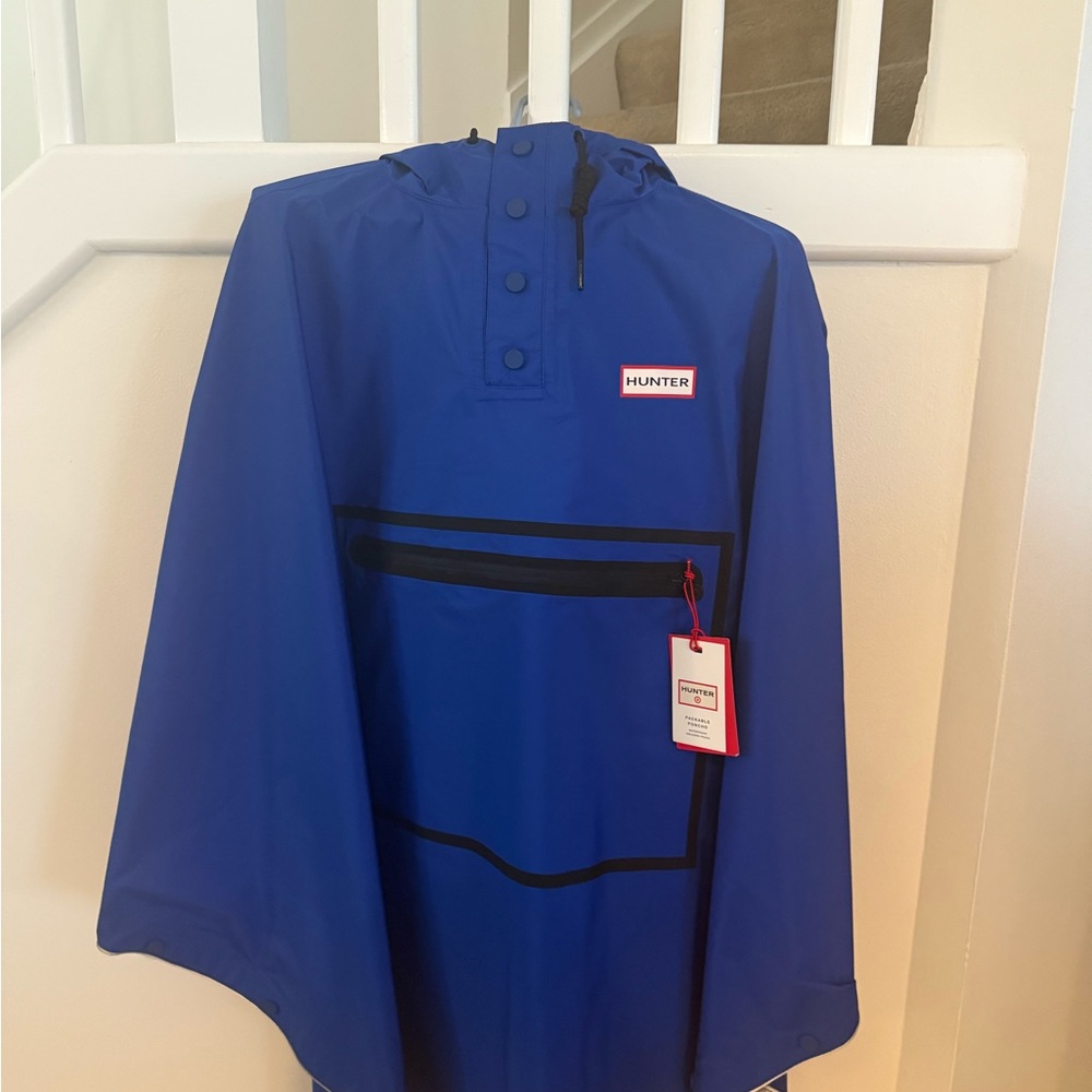Hunter Royal Blue Waterproof Poncho